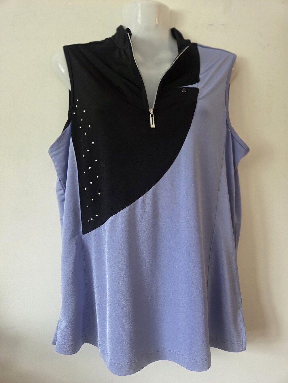 Jamie Sadock Sleeveless Golf Polo Top